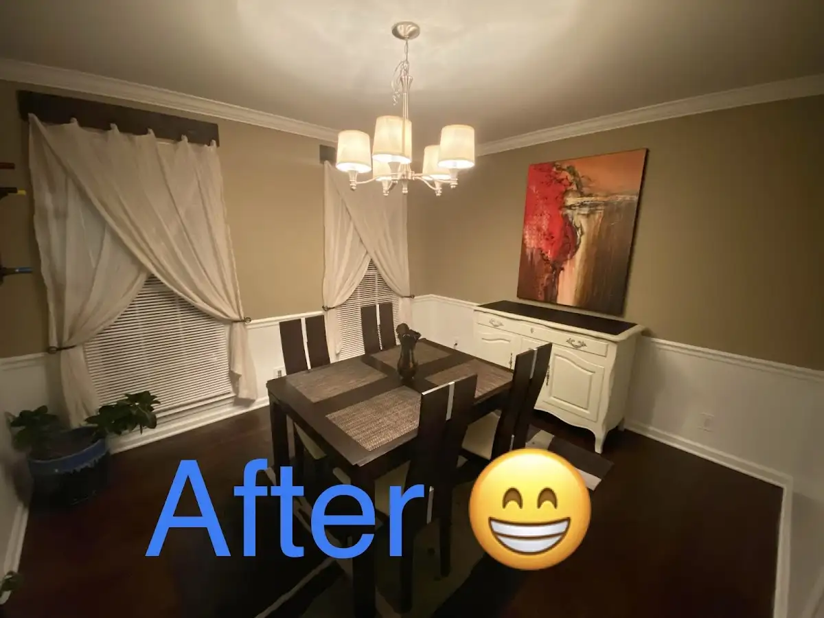 Professional dining room restoration after water damage in Ramona