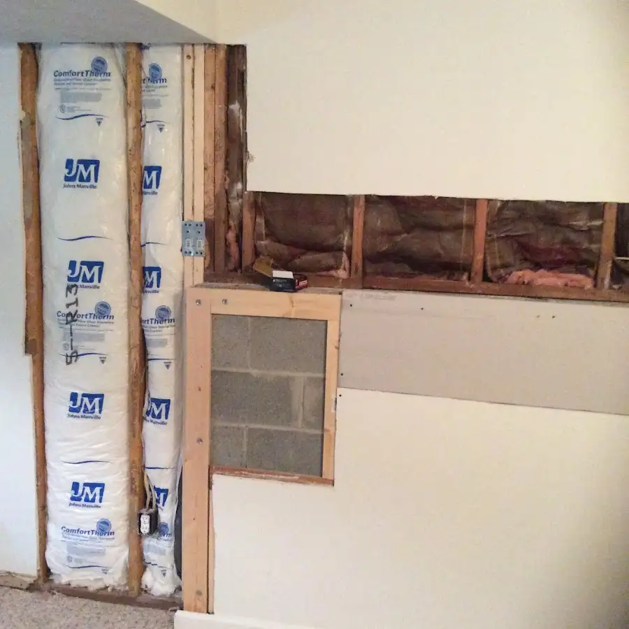 Wall insulation replacement during Structural Drying in Ramona
